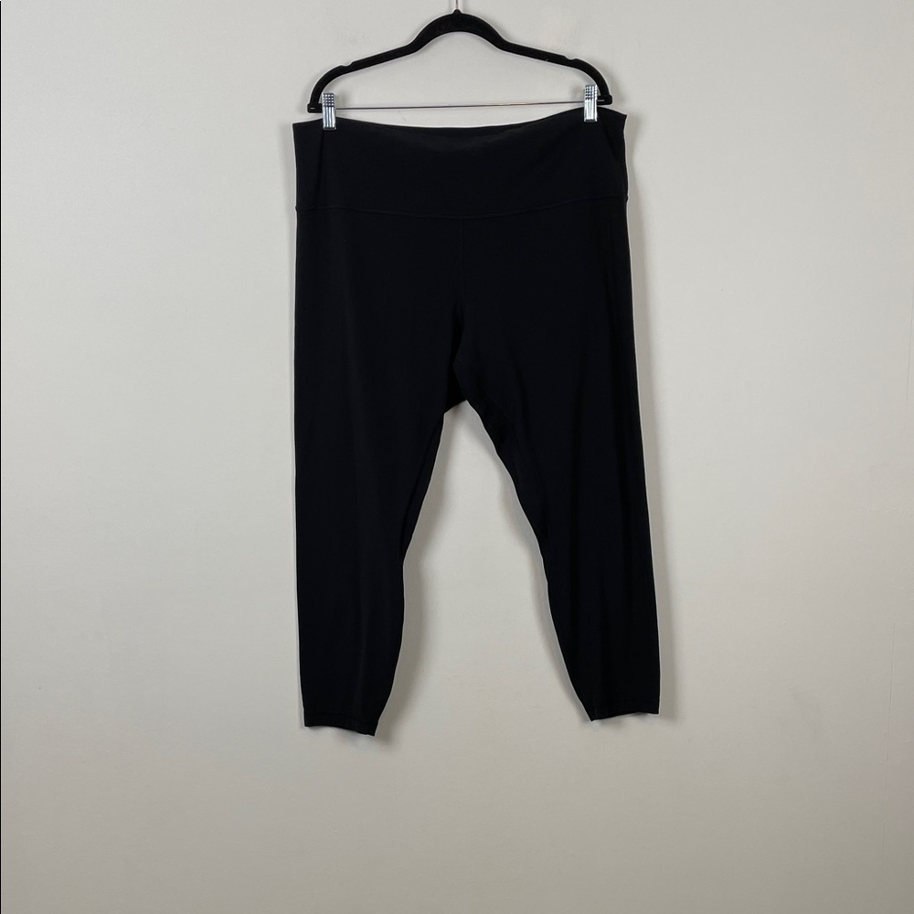 Lululemon Pilates Athleisure Women's 18 Stretch Active Yoga Black Legging Pants - Picture 1 of 8